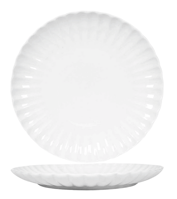 Cookinglife Ontbijtborden / Dessertborden Cardida Off White ø 19.5 cm - 6 Stuks