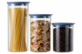 Cookinglife Voorraadpotten set - Glas - ø 13 cm - 1.5 / 1.9 / 2.5 Liter - 3 stuks