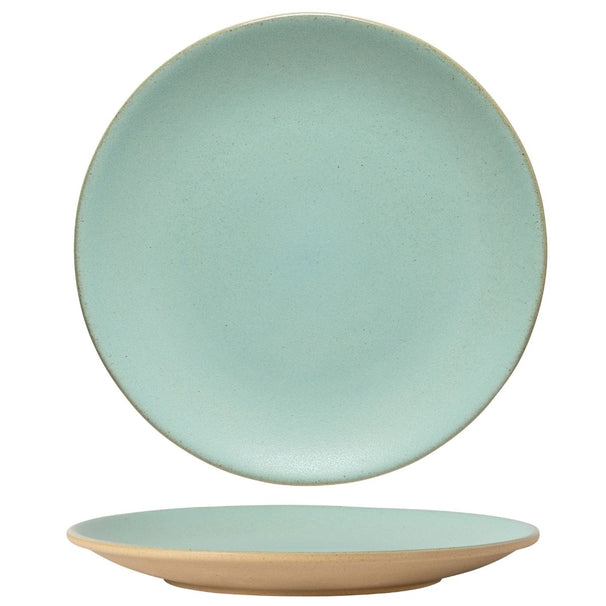 Costa Nova Dinerborden Arenito Aqua ø 28 cm - 6 stuks