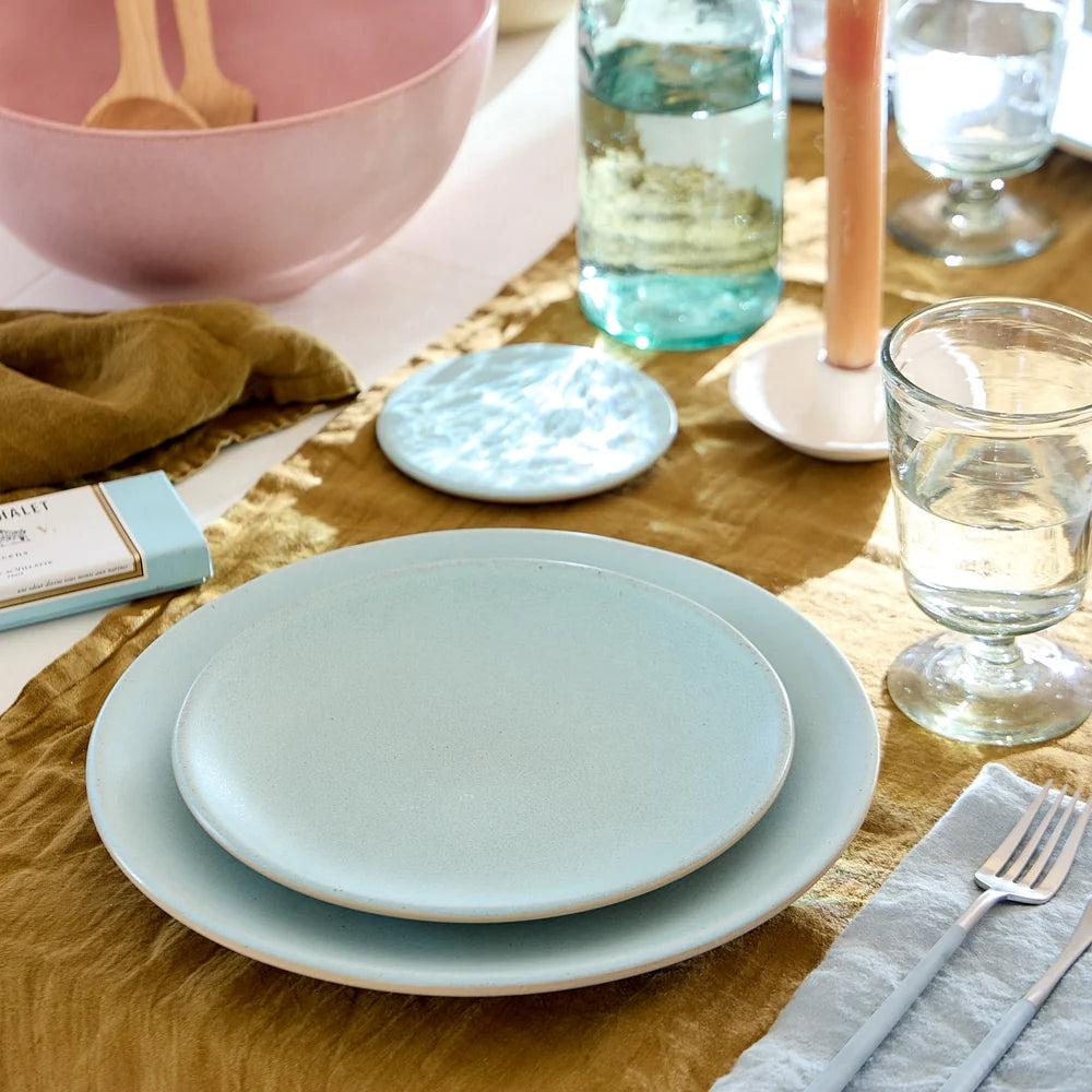 Costa Nova Ontbijtborden / Dessertborden Arenito Aqua ø 22 cm - 6 stuks