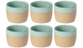 Costa Nova Koffiekopjes Arenito Aqua 200 ml - 6 stuks