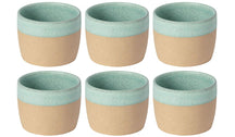 Costa Nova Koffiekopjes Arenito Aqua 200 ml - 6 stuks