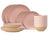 Costa Nova Serviesset Arenito Mauve Rose 18-delig / 6 personen - 6 dinerborden, 6 ontbijtborden & 6 kommen