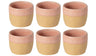 Costa Nova Koffiekopjes Arenito Mauve Rose 200 ml - 6 stuks