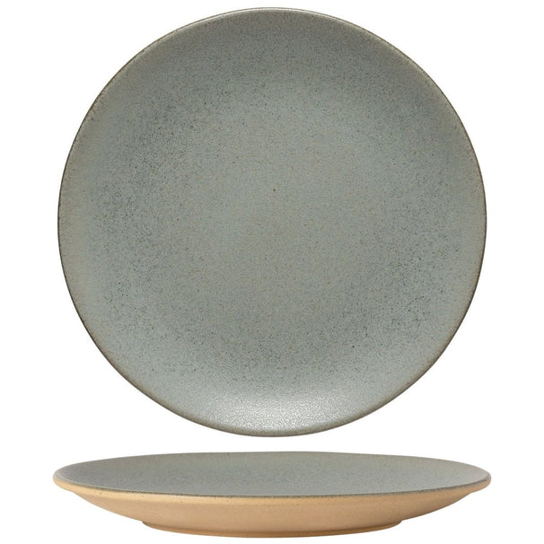 Costa Nova Dinerborden Arenito Sage Green ø 28 cm - 6 stuks
