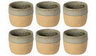 Costa Nova Koffiekopjes Arenito Sage Green 200 ml - 6 stuks