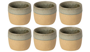Costa Nova Koffiekopjes Arenito Sage Green 200 ml - 6 stuks