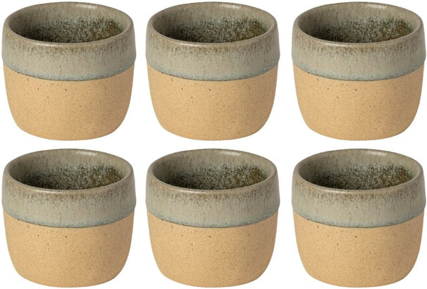 Costa Nova Bekers Arenito Sage Green 360 ml - 6 stuks