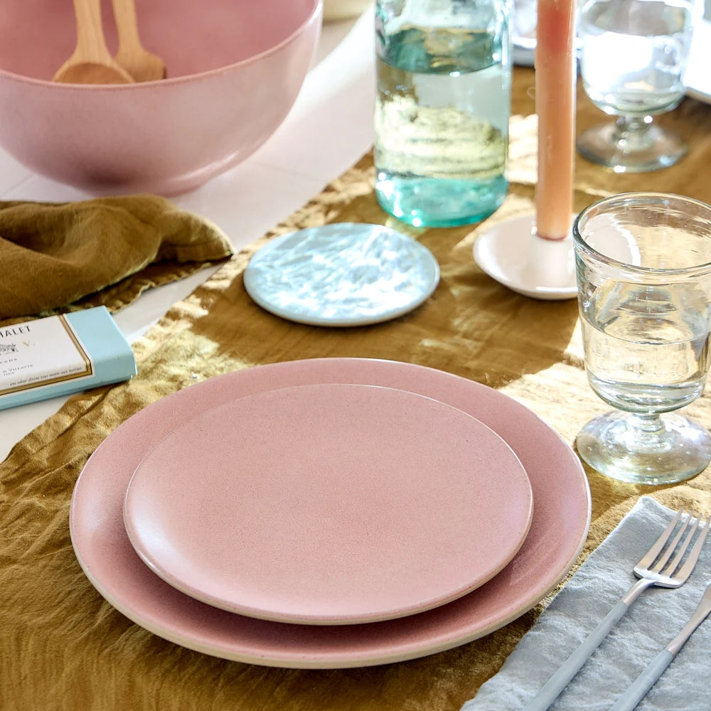 Costa Nova Serviesset Arenito Mauve Rose 18-delig / 6 personen - 6 dinerborden, 6 ontbijtborden & 6 kommen