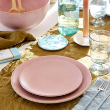Costa Nova Serviesset Arenito Mauve Rose 18-delig / 6 personen - 6 dinerborden, 6 ontbijtborden & 6 kommen