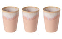 Costa Nova Bekers Grespresso Soft Pink 375 ml - 3 stuks