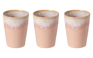 Costa Nova Bekers Grespresso Soft Pink 375 ml - 3 stuks