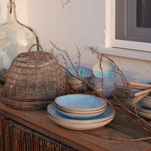 Costa Nova Dinerborden Casafina Eivissa Sea Blue ø 28 cm - 6 stuks
