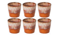 Costa Nova Espresso Kopjes Casafina Poterie Caramel-Latte 80 ml - 6 stuks