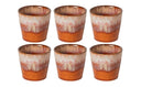Costa Nova Espresso Kopjes Casafina Poterie Caramel-Latte 80 ml - 6 stuks