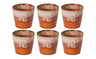 Costa Nova Espresso Kopjes Casafina Poterie Caramel-Latte 80 ml - 6 stuks
