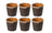 Costa Nova Espresso Kopjes Casafina Poterie Mocha-Latte 80 ml - 6 stuks