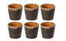 Costa Nova Espresso Kopjes Casafina Poterie Mocha-Latte 80 ml - 6 stuks