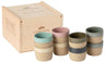 Costa Nova Espresso Kopjes Arenito Multicolor 65 ml - 8 stuks - Gift box