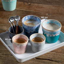 Costa Nova Koffiekopjes Grespresso Multicolor 190 ml - 8 stuks - Gift box