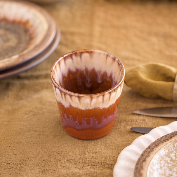 Costa Nova Koffiekopjes Casafina Poterie Caramel-Latte 190 ml - 6 stuks