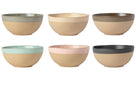 Costa Nova Soepkommen / Kommen Arenito Multicolor ø 16 cm - 6 stuks