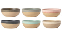 Costa Nova Poke Bowls / Kommen Arenito Multicolor ø 19 cm - 6 stuks