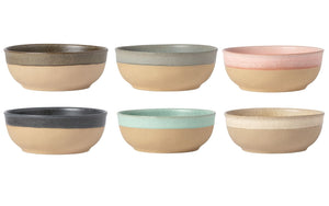 Costa Nova Poke Bowls / Kommen Arenito Multicolor ø 19 cm - 6 stuks