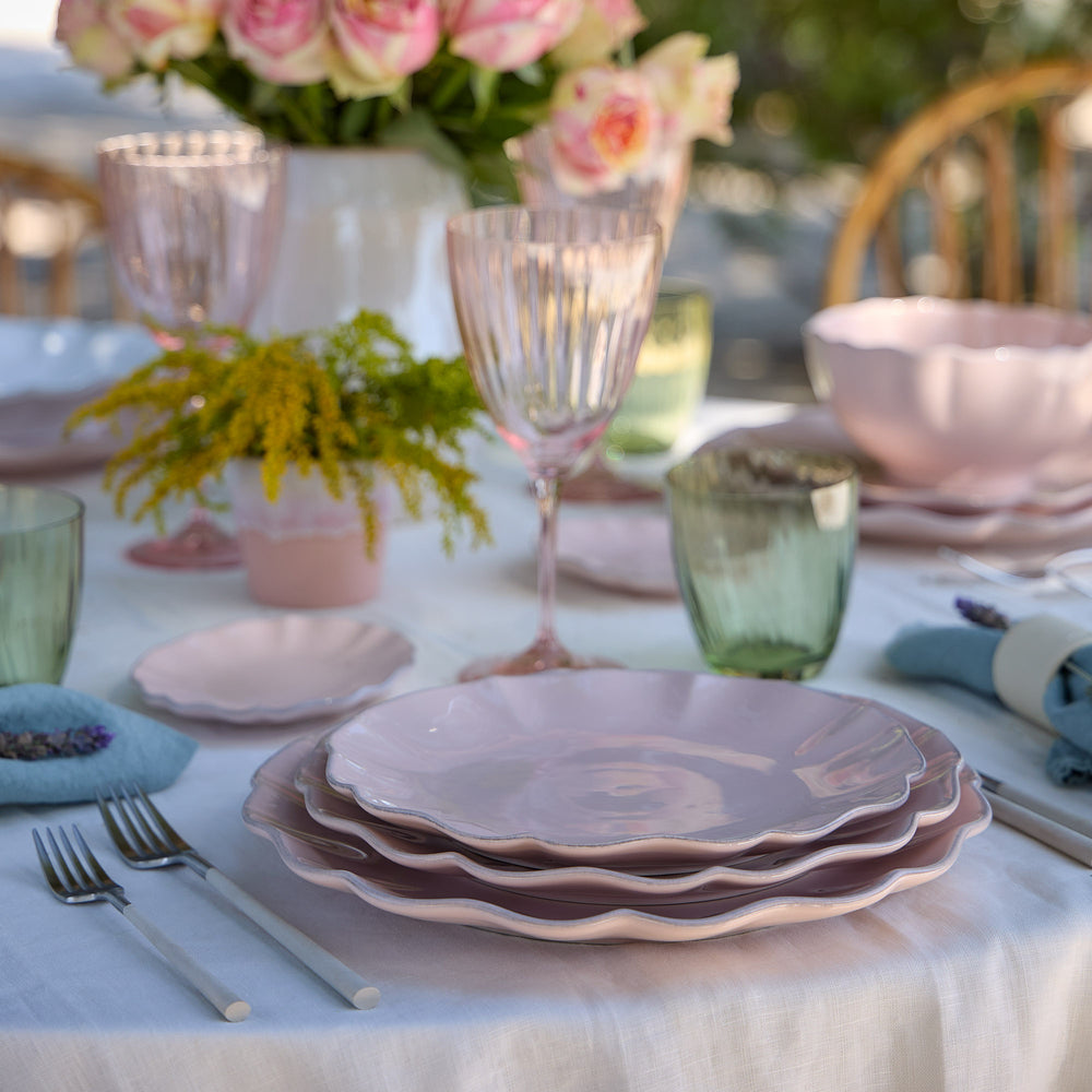 Costa Nova Dinerborden Rosa Rosé Pink ø 28 cm - 6 stuks