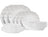 Costa Nova Serviesset Rosa White 18-delig / 6 personen - 6 dinerborden, 6 ontbijtborden & 6 diepe borden