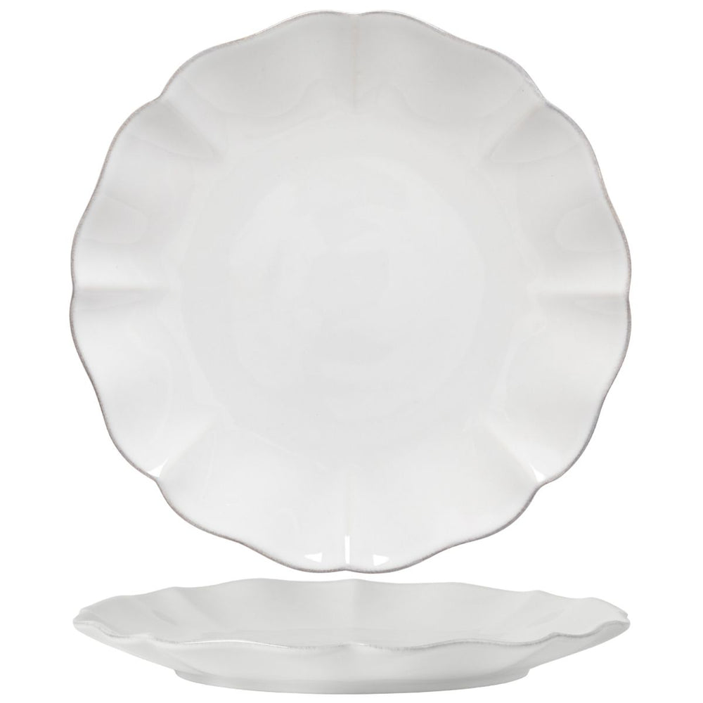 Costa Nova Serviesset Rosa White 18-delig / 6 personen - 6 dinerborden, 6 ontbijtborden & 6 diepe borden