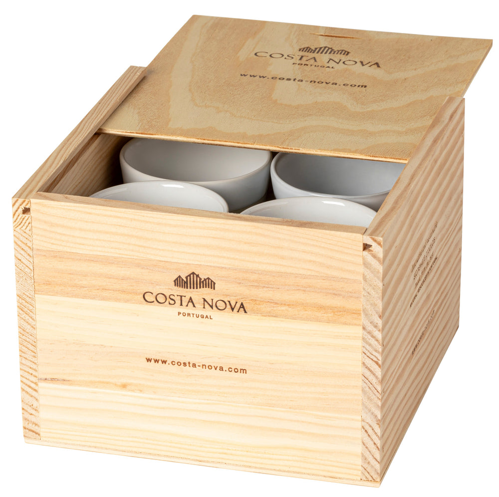 Costa Nova Espresso Kopjes Grespresso Nature 80 ml - 8 stuks - Gift box
