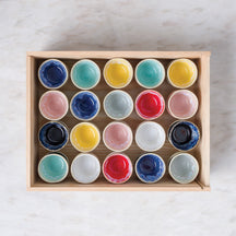 Costa Nova Espresso Kopjes Grespresso Multicolor 80 ml - 40 stuks - Gift box