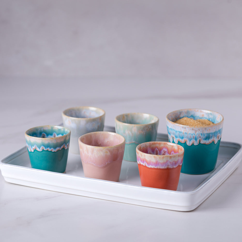 Costa Nova Espresso Kopjes Grespresso Multicolor 80 ml - 40 stuks - Gift box