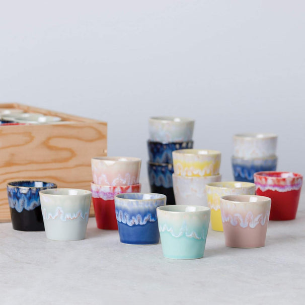 Costa Nova Koffiekopjes Grespresso Multicolor 190 ml - 24 stuks - Gift box