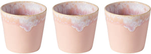 Costa Nova Koffiekopjes Grespresso Soft Pink 190 ml - 3 stuks