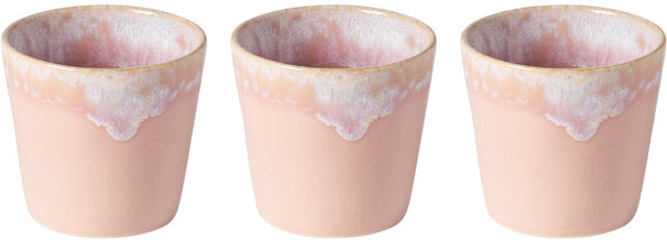 Costa Nova Koffiekopjes Grespresso Soft Pink 190 ml - 3 stuks