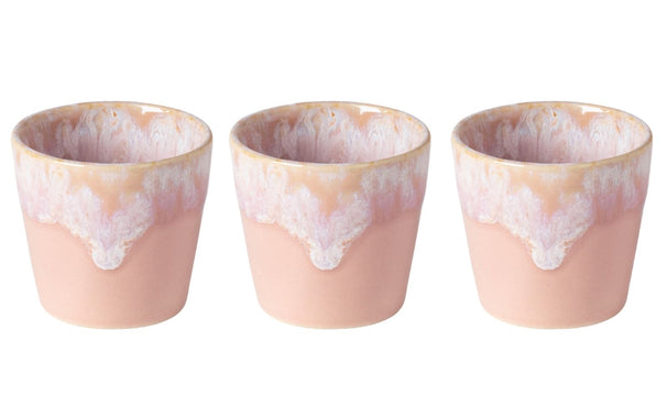 Costa Nova Espresso Kopjes Grespresso Soft Pink 80 ml - 3 stuks