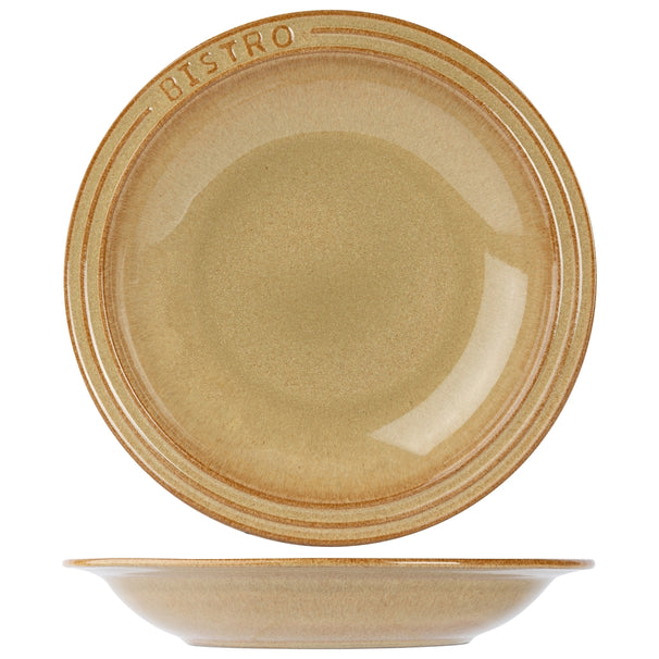 Cosy & Trendy Diepe Borden / Pastaborden Bistro Mustard Yellow ø 26 cm - 6 stuks