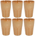 Cosy & Trendy Latte Macchiato Bekers Bistro Mustard Yellow 450 ml - 6 stuks