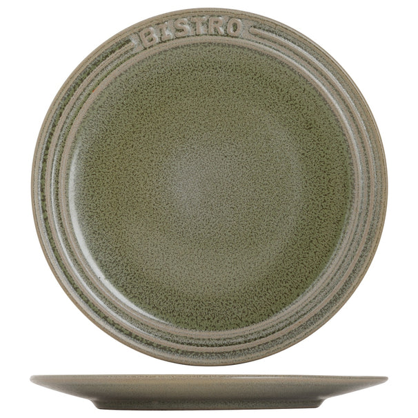 Cosy & Trendy Ontbijtborden / Dessertborden Bistro Thyme Green ø 21 cm - 6 stuks