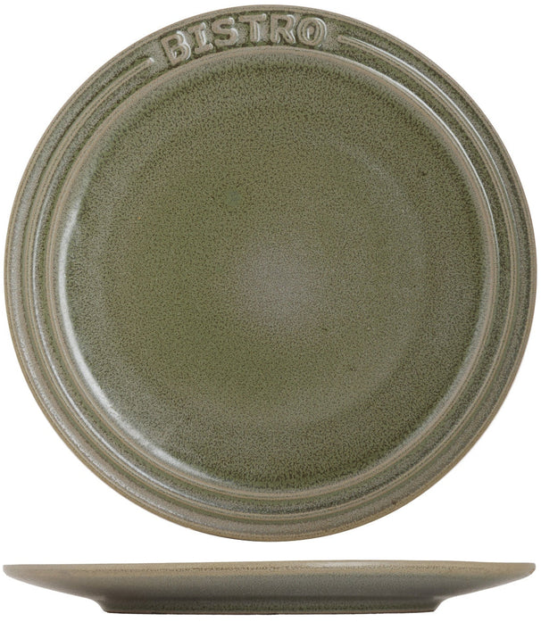 Cosy & Trendy Dinerborden Bistro Thyme Green ø 28 cm - 6 stuks