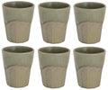 Cosy & Trendy Cappuccino Bekers Bistro Thyme Green 290 ml - 6 stuks