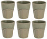 Cosy & Trendy Cappuccino Bekers Bistro Thyme Green 290 ml - 6 stuks
