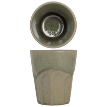 Cosy & Trendy Cappuccino Bekers Bistro Thyme Green 290 ml - 6 stuks