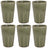 Cosy & Trendy Latte Macchiato Bekers Bistro Thyme Green 450 ml - 6 stuks
