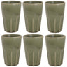 Cosy & Trendy Latte Macchiato Bekers Bistro Thyme Green 450 ml - 6 stuks