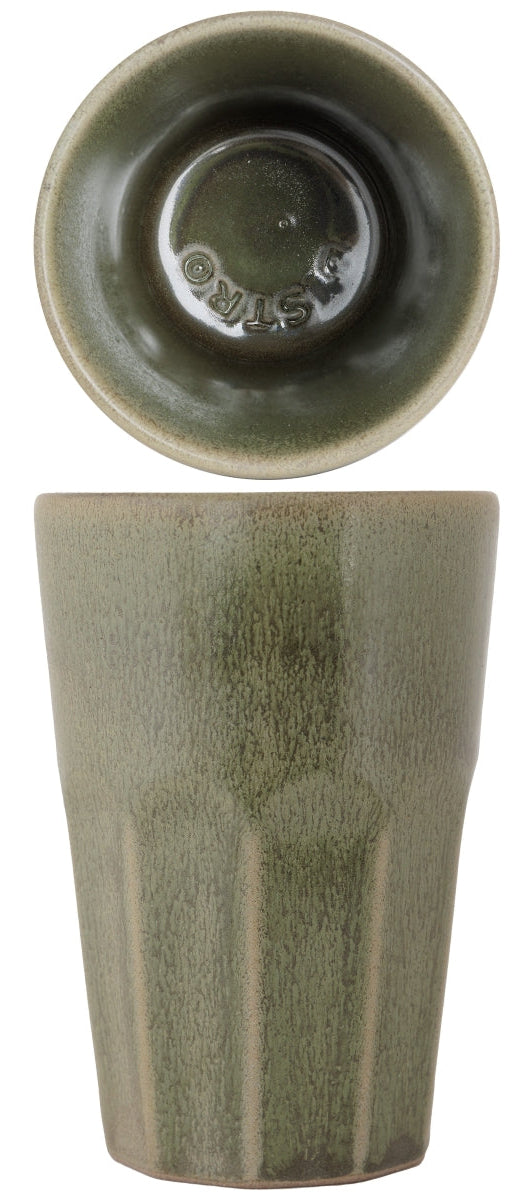 Cosy & Trendy Latte Macchiato Bekers Bistro Thyme Green 450 ml - 6 stuks