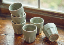 Cosy & Trendy Espresso Kopjes Bistro Thyme Green 90 ml - 6 stuks