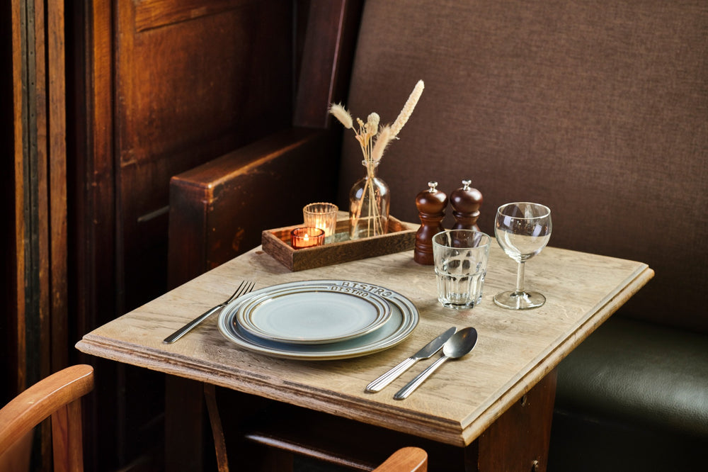 Cosy & Trendy Dinerborden Bistro Vintage White ø 28 cm - 6 stuks